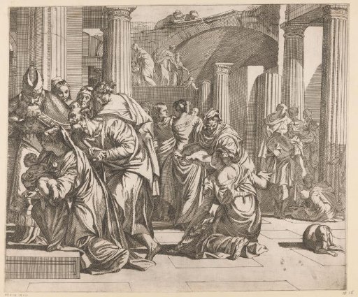 Presentation of Christ in the Temple (right part)