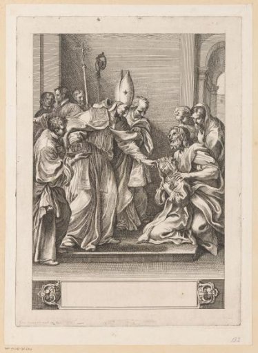 Turibius de Mogrovejo Administers the Holy Confirmation to Rosa of Lima
