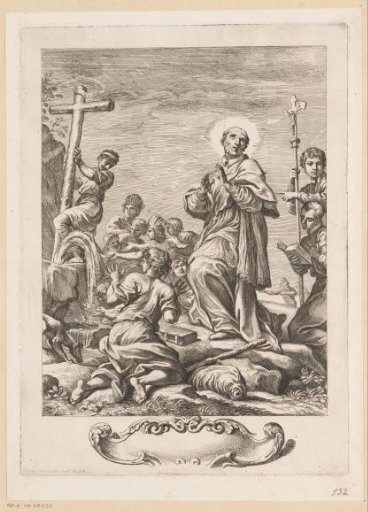 Turibius de Mogrovejo Strikes Water from a Rock