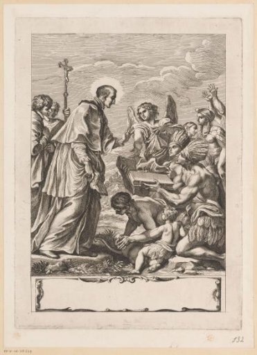 Incas Present a Book to Turibius de Mogrovejo