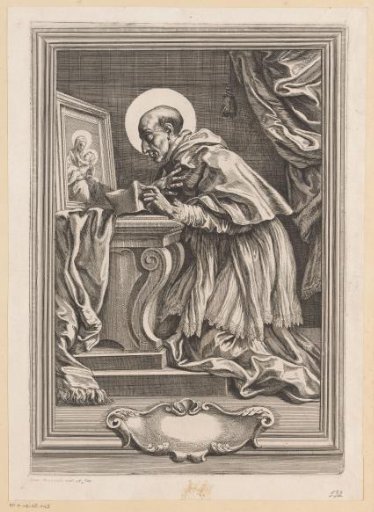 Turibius de Mogrovejo Kneeling Before an Altar