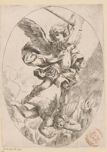 Archangel Michael in Combat with the Dragon