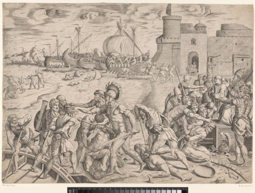 Saracens arrive in Ostia
