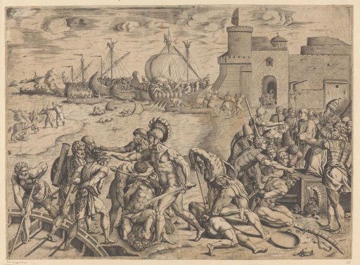 Saracens arrive in Ostia
