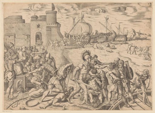 Saracens arrive in Ostia