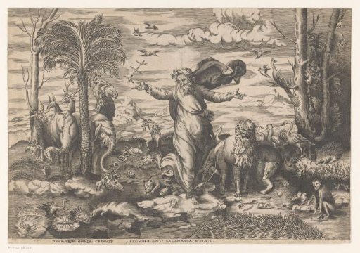 God creates the beasts of the land