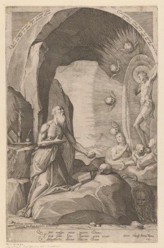 Saint Jerome in the wilderness