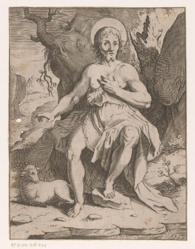 John the Baptist with lamb