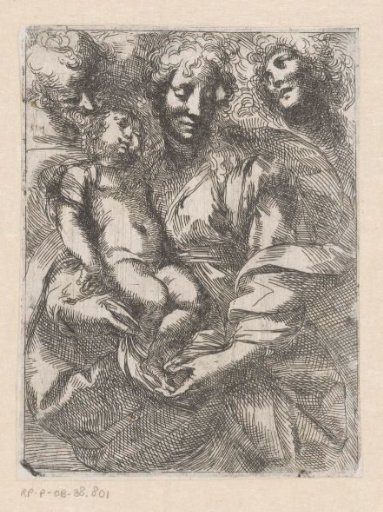Holy Family with an Angel