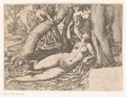 Venus Woken by a Satyr