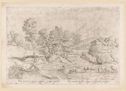 Landscape with Shepherds and Cattle