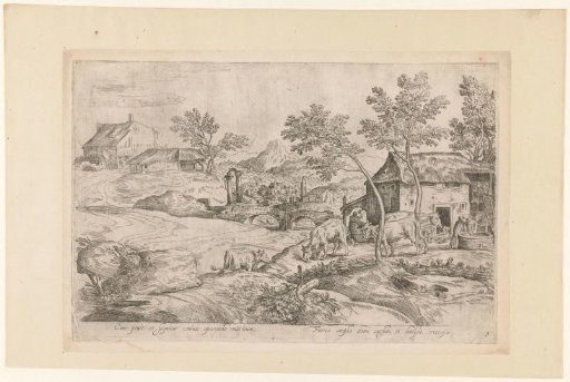 Landscape with Farmhouses