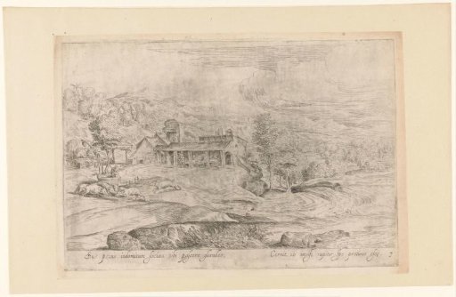 River Landscape with Sawmill
