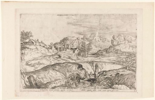 Landscape with two pilgrims