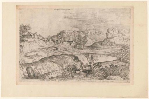Landscape with two pilgrims