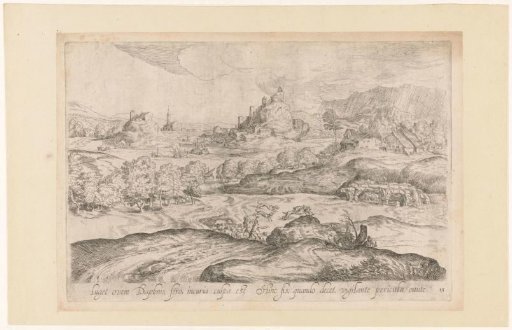 Landscape with shepherds and a flock