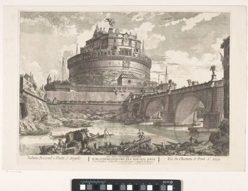 Castel Sant'Angelo and the Ponte Sant'Angelo in Rome