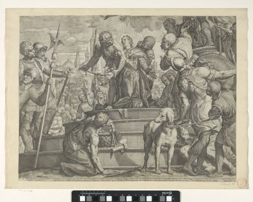The Martyrdom of Saint Justina of Padua (lower half)