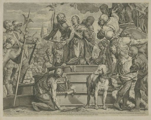 The Martyrdom of Saint Justina of Padua (lower half)