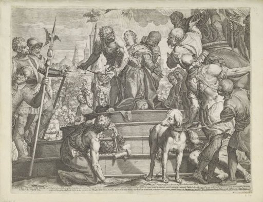 The Martyrdom of Saint Justina of Padua (lower half)