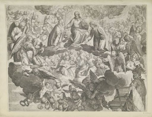 The Martyrdom of Saint Justina of Padua (upper half)