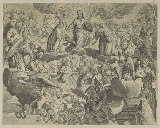 The Martyrdom of Saint Justina of Padua (upper half)