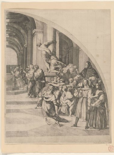 The Expulsion of Heliodorus from the Temple (right part)