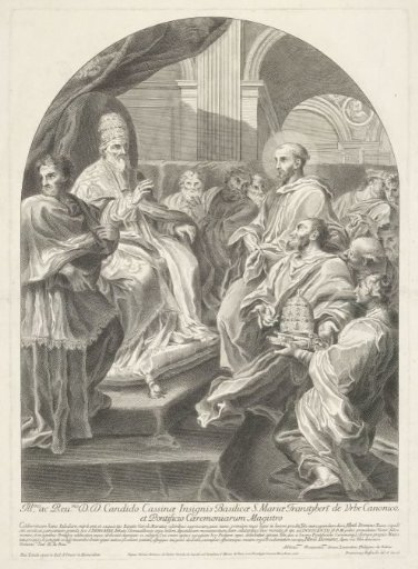 Saint Bernard and Pope Innocent II