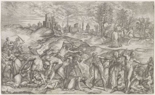 The Massacre of the Innocents at Bethlehem and the Flight into Egypt