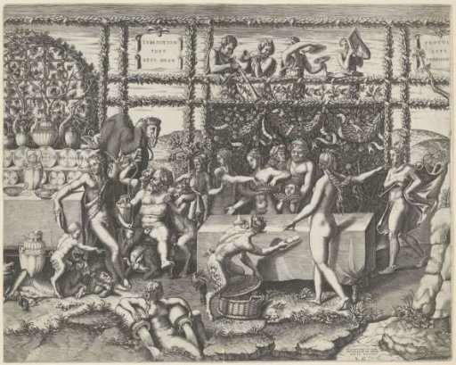 The Wedding Feast of Cupid and Psyche (Middle Part)