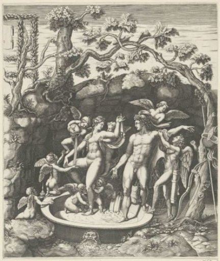 The Wedding Feast of Cupid and Psyche (Right Part)