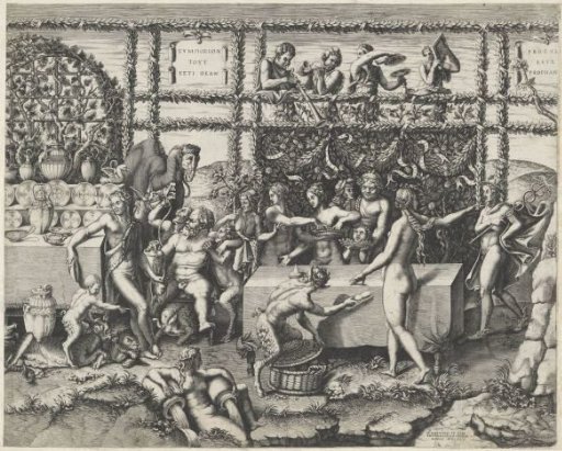 The Wedding Feast of Cupid and Psyche (Middle Part)