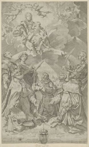 Mary with Child adored by the patron saints of Bologna