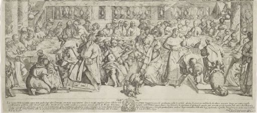 Christ at the Wedding at Cana (lower part)