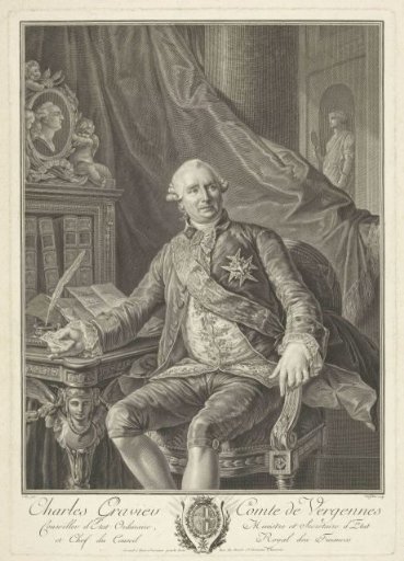 Portrait of Charles Gravier, Count of Vergennes