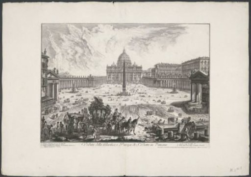 St. Peter's Square with St. Peter's Basilica in Vatican City