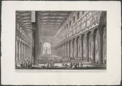 Interior of St. Paul Outside the Walls in Rome