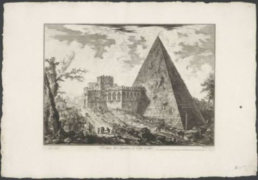 Pyramid of Cestius in Rome