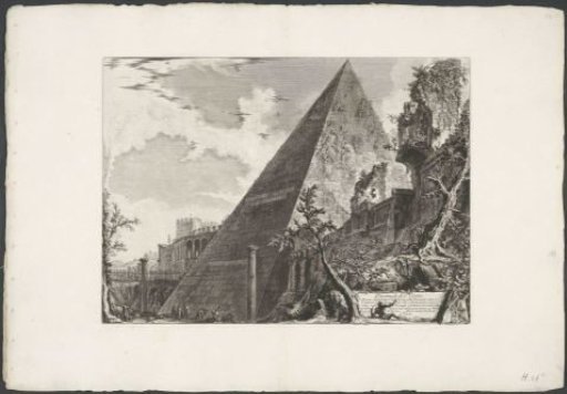 Pyramid of Cestius in Rome