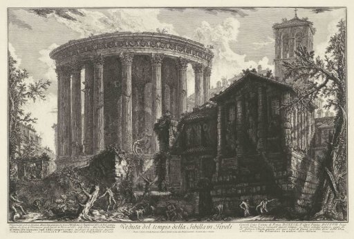 Temple of Vesta and the Temple of the Tiburtine Sibyl in Tivoli