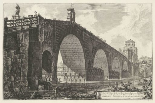 Milvian Bridge in Rome