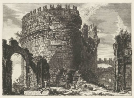 Tomb of Caecilia Metella in Rome