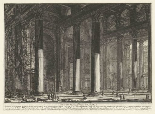 Portico of the Pantheon in Rome