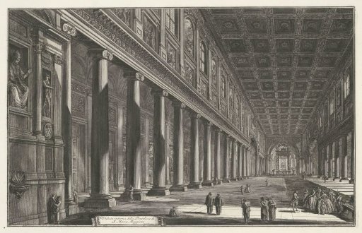 Interior of Santa Maria Maggiore in Rome