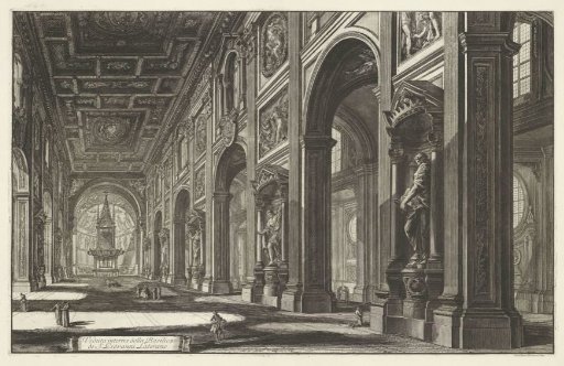 Interior of St. John Lateran in Rome