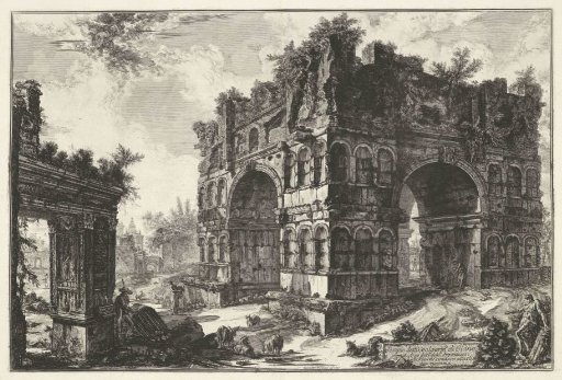 Arch of Janus and the Arch of the Money Changers in Rome
