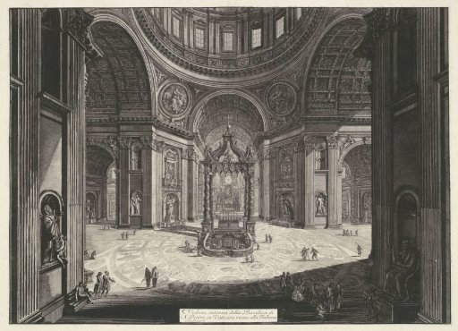 Transept of St. Peter's Basilica in Vatican City