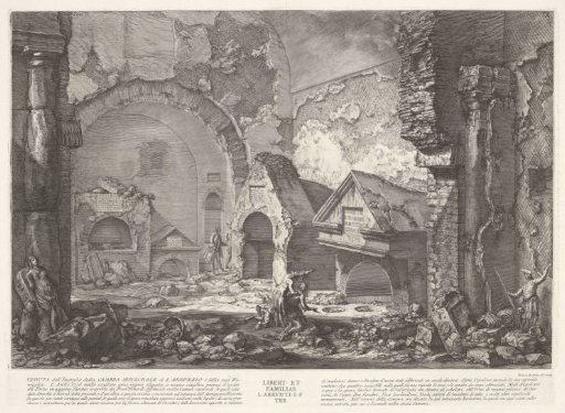 Entrance to the tomb of the Arruntius family