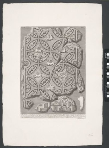 Part of the ornamental ceiling of a tomb