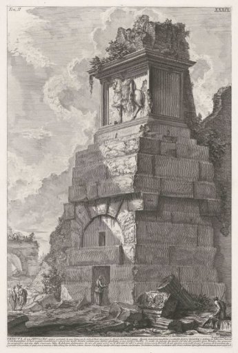 Tomb along the road from Rome to Tivoli